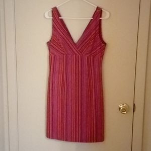 Fun Faith Passion red and tan sundress